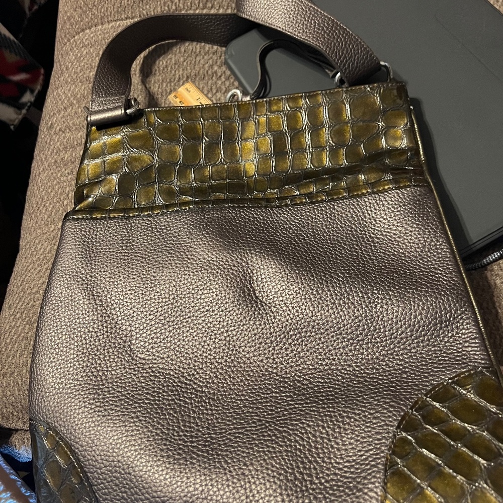 BRIGHTON D989968 Handbag Shoulder Bag Purse Silver Tone Hardware